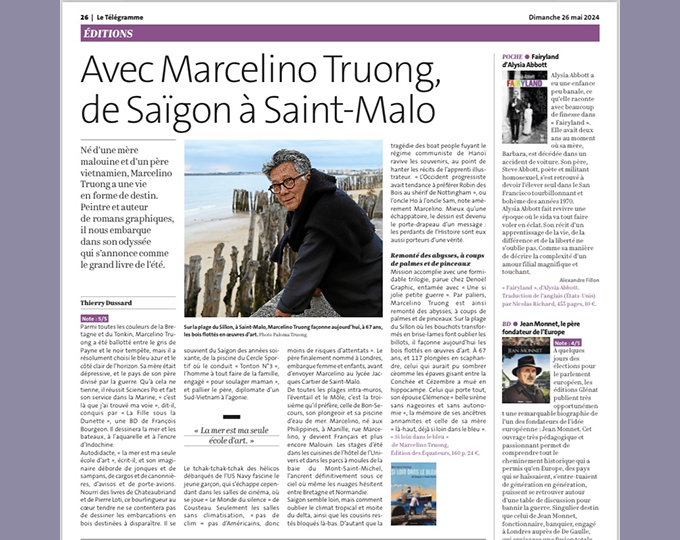 SI LOIN DANS LE BLEU -- Le télégramme