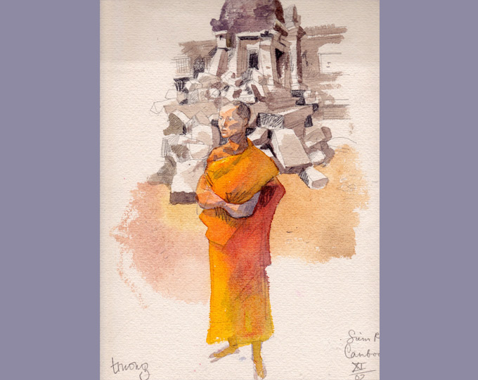 Bonze du Cambodge