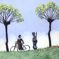 Illustration de couverture, La guerre des ombres