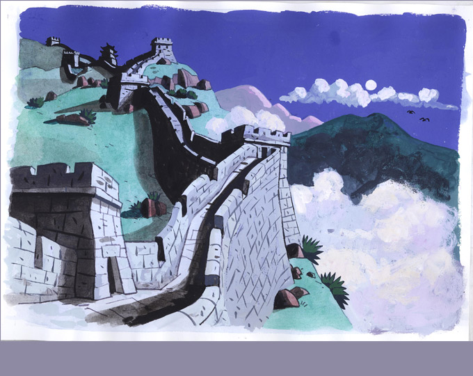 Décor de la Grande muraille de Chine