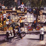 Trottoir de Hanoï