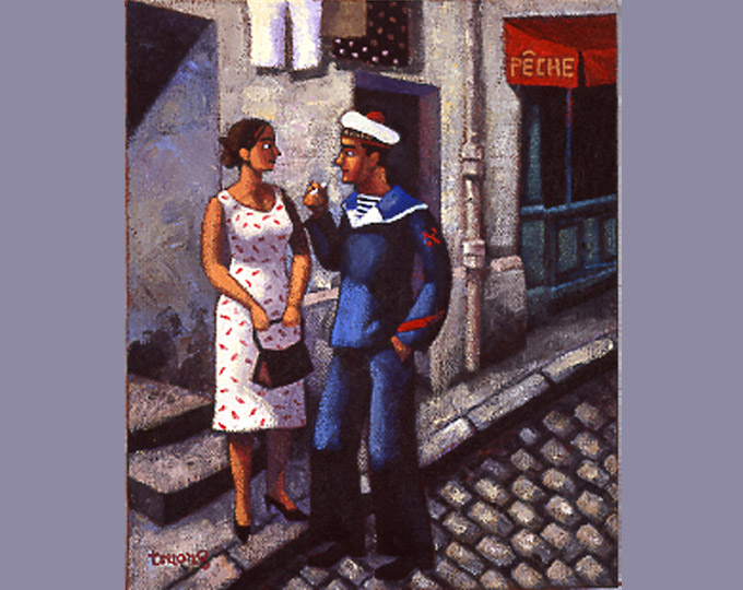 Rencontre, matelot en escale